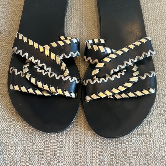 Ancient Greek Sandals Whipstitch Desmos Slide Sandal - Picture 5 of 13